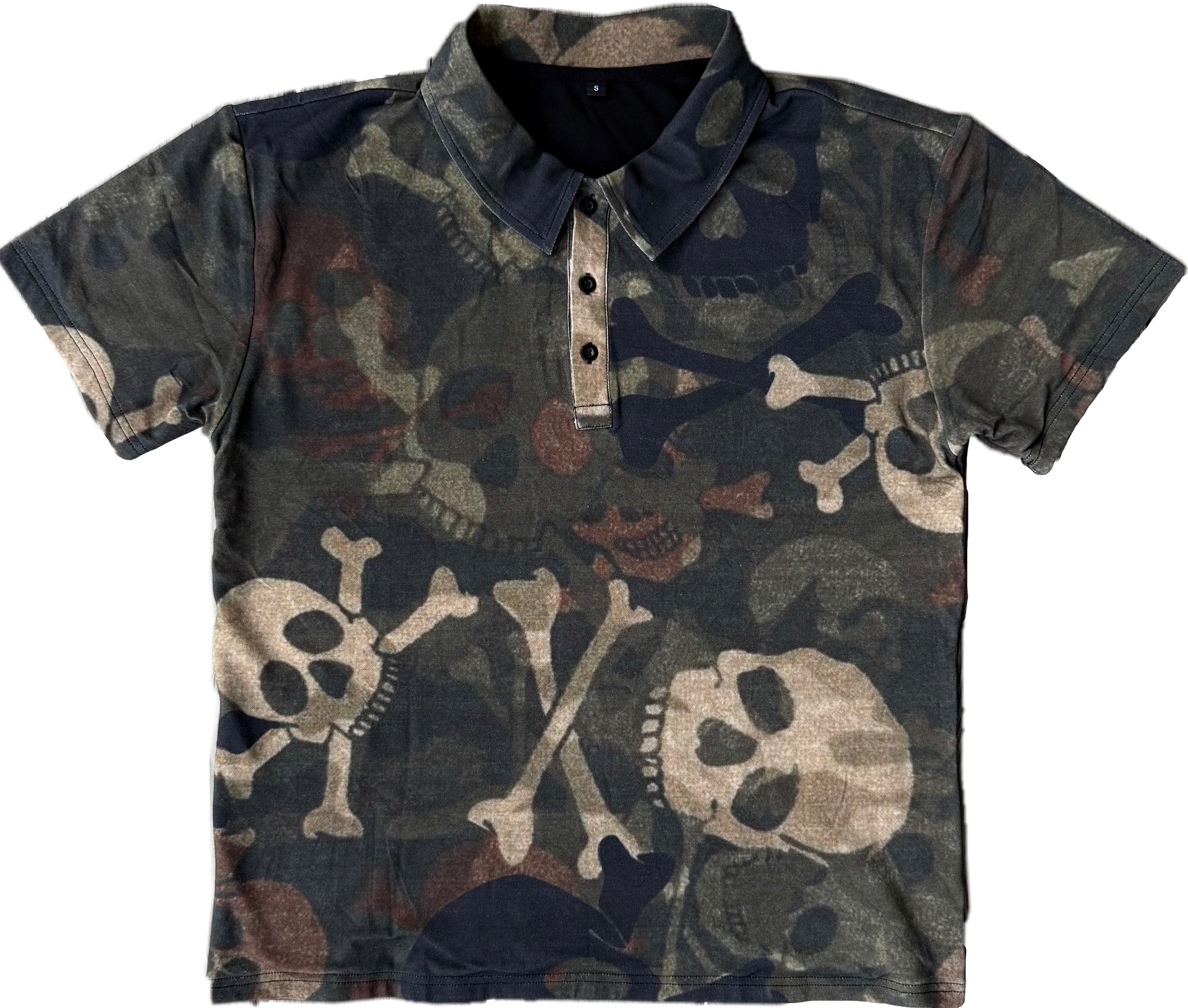 “Skully” Camo Polo
